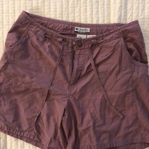 Dusty pink Columbia shorts